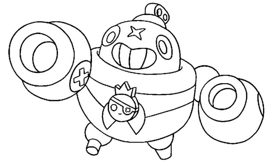 Brawl Stars kolorowanki